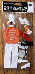 Jolees Prep Rally Orange DRILL TEAM Music Whistle Megaphone DANCE Marching Band