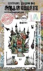 AALL AND CREATE – CLEAR ACRYLIC STAMPS – HOUSE OF FACES