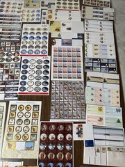 Massive Vintage Christmas Scrapbooking Ephemera Sticker Sheet Junk Journal Craft