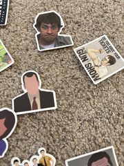 Set Of 18 The Office Character Stickers Assorted Variety 2 Inches