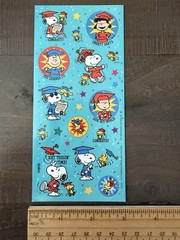 Peanuts Snoopy Graduation Grads June Stickers Sticker Sheet Friends Schulz Hallm