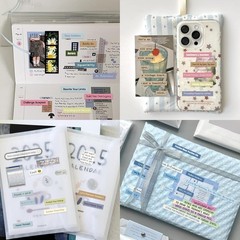 2346PCS Quote Stickers for Scrapbooking 48 Sheets Inspirational Craft Kit