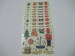 Frances Meyer Stickers Lot of 10 sheets ~Christmas Toys~ Scrapbooking
