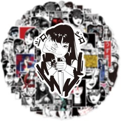 50Pcs Manga Tomie Stickers Mixed Pack,Junji Ito Cartoon Characters Stickers M…
