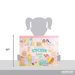 Story Magic Large Sticker Book 350 Repositionable Stickers