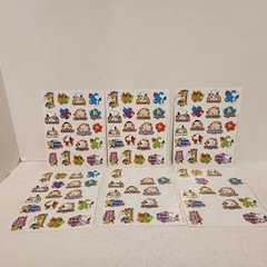 PEANUTS Spring & ST PATRICKS DAY Mixed Stickers Sheets Lot, Holiday Snoopy