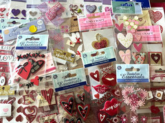 YOU CHOOSE – LOVE VALENTINE STICKERS – JOLEE’S SANDYLION PAPER STUDIO & MORE