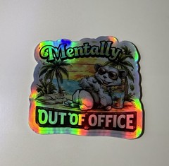 Funny Holographic Vinyl Stickers Pick Any 1 or Complete Set Car Laptop Phone
