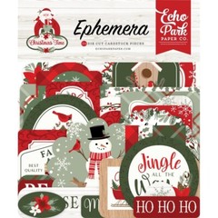 Crafts EP Die Cuts Christmas Time Bird Houses Cardinals Snowman Santa Farm Fresh