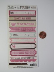 Lost & Found 2 – Blush “Beautiful Girl” Label Stickers – My Mind’s Eye 2011