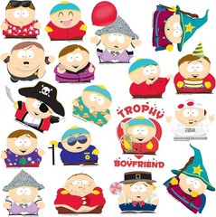 SOUTH PARK CARTMAN DIE CUT VINYL 50 CT STICKER PACK