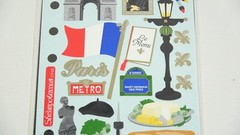 Vintage Stickopotamus Binder Stickers Foil Paris France Eifel Tower Stickers