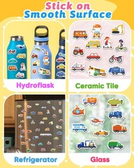 Benresive Reusable Sticker Book for Toddlers, Travel Toys & Craft Activity Gift