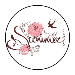 30 SUMMER ENVELOPE SEALS LABELS STICKERS 1.5″ ROUND GIFTS FAVORS FLORAL BIRDS