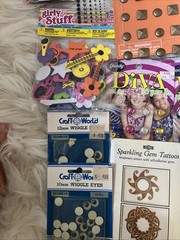 Scrapbooking & Card Making Embellishment Lot Rhinestones Rub-Ons Stickers DIY