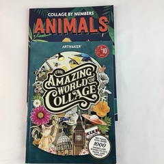 Collage Books Create Your Own Collage Cut & Paste Junk Journal Create By Numbers