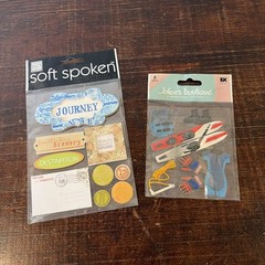 Travel & Adventure Craft Sticker Lot – Embellishments & Dimensional Stickers New