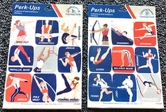 LOT (2) 1984 Drawing Board Stickers Summer Olympics Sports Gym VTG – U Get Both