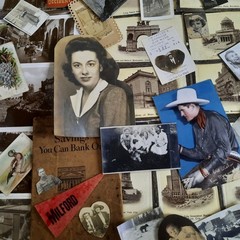 Vintage Junk Journal Paper Lot Ephemera Craft Bundle Old Photos Christmas Cards