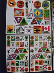 Vintage – Stickers – Variety – some missing as shown – comes as a set as shown