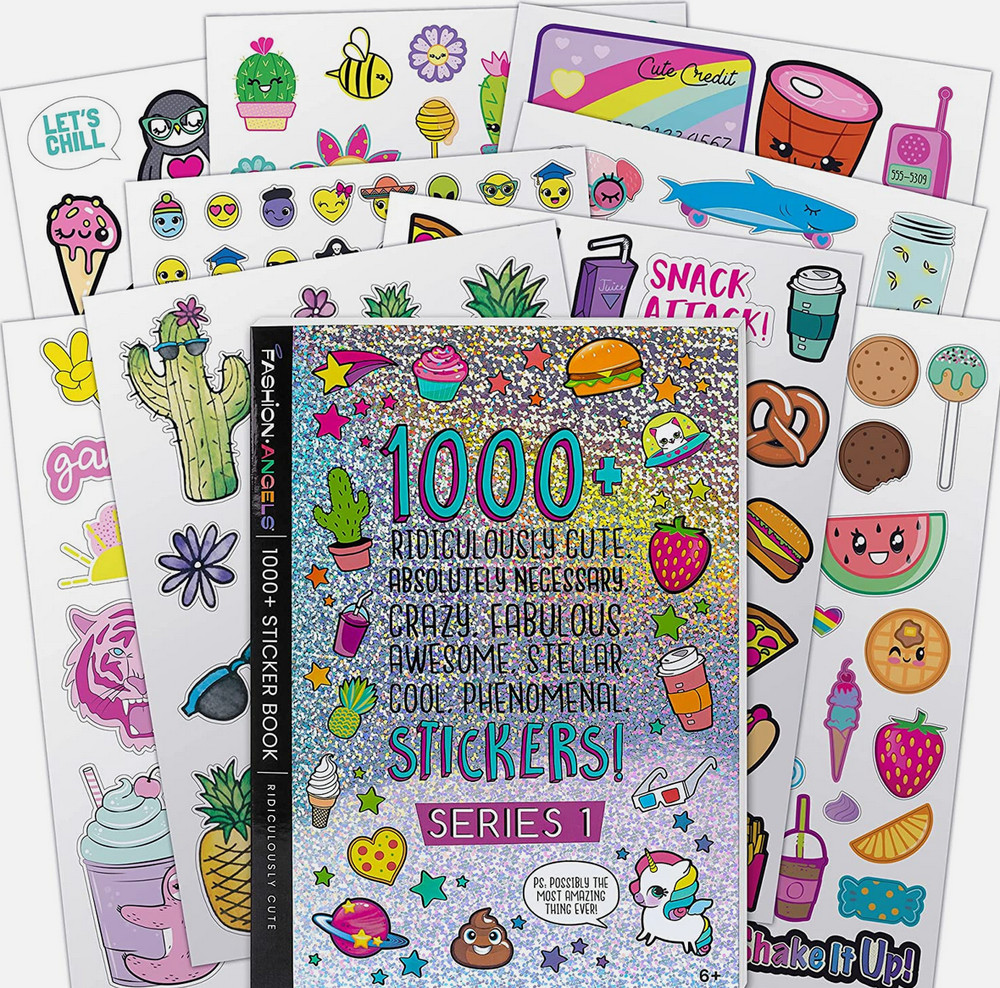 Fashion Angels 1000+ Ridiculously Cute Stickers for Kids – Fun Craft Stickers