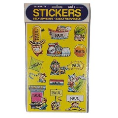 Paul – True Vintage NOS Celebrity Stickers Self-Adhesive/Removable by Mark I