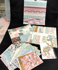 Kaiser Crafts SILVER BELLS & CHRISTMAS WISHES 12 x 12 Papers Ephemera Stickers