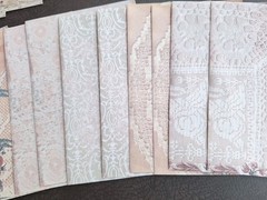 100 Pc Ephemera Paper Pack Rumoured Flower Letter Lace Dances