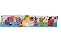 Vintage 1980s Toots Strip Alex, Nigel Teddy and the Rockers Cardesign Stickers