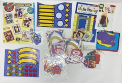 School Deluxe Die Cuts Lot Kids Classroom Bright Retro Amscan Photo Frames