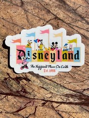 Sticker Pack | Disneyland | Water Resistant | Clear
