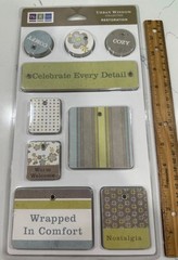 We R Memory Keepers Urban Window Restoration Collection Comfy Cozy Scrapbooking