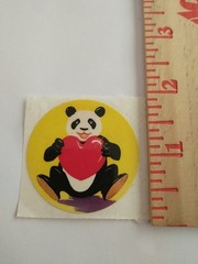 Vintage 1982 Lisa Frank Panda Sticker. New Old Stock