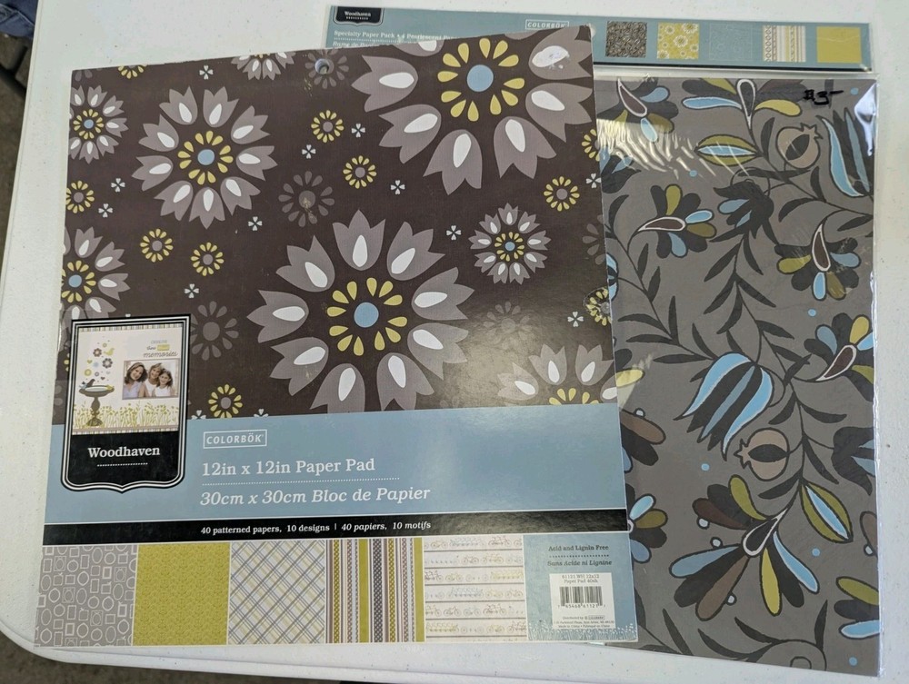 RARE Colorbok «Woodhaven» 8-piece Paper Crafting Bundle
