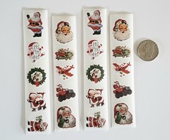 20 Cute Small Vintage Style Christmas Stickers/Holiday Stickers/Christmas Seals