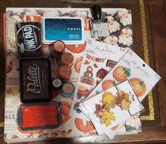 Massive Journaling Supply Lot-Paper-Stamps-Stickers-Ink Pads-Tapes-Emphera-