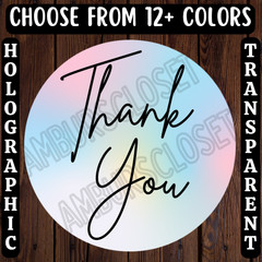 40 THANK YOU STICKERS 2″ ROUND LABELS SEALS SHOP SMALL BUSINESS REVIEW