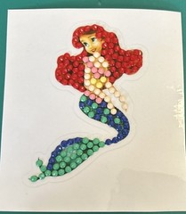 New! Ariel STICKER Princess Little Mermaid Diamond Art Decor Scrapbooking Disney