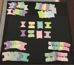 Page Tabs 4 Designs/Shapes Die Cuts 20 pcs Choose Color