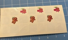 Paper Magic Company Christmas Stickers Santa Angel Cookies Snowman 101 Of 168