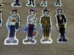 Vintage 1998 J Belick Pin Up Goth Prism Vending Machine Sticker Decal Lot of 14
