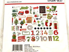 SIMPLE STORIES MAKE IT MERRY BITS & PIECES 61 PIECES