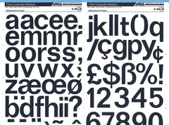 Mecanorma Dry Transfer Lettering 9. 192 LN #105 FOLIO CARAVELLE Med 49.4mm