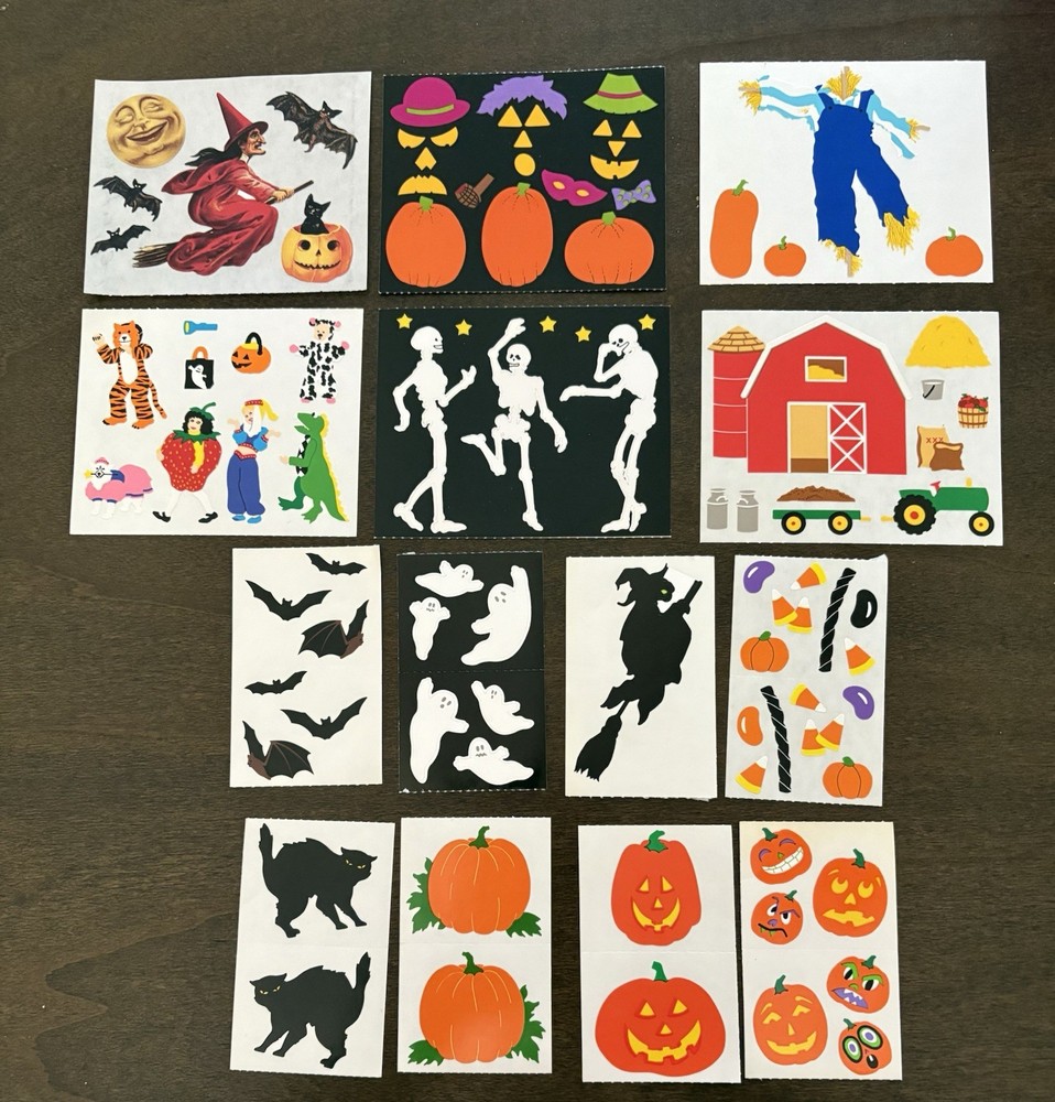 Vintage Mrs. Grossman’s & Gifted Halloween stickers