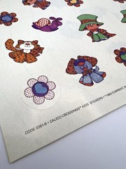 Vintage 80’s Current Inc. Calico Crossings Cute Kids W/ Animals sticker sheets