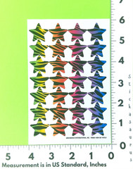 Tiger Stripe Stars Sticker Sheet