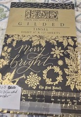 IOD Retired Christmas Gilded Transfer 2024 – Tinsel. Iron Orchid Designs