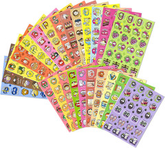 Scratch and Sniff Stickers, 576 Pieces, 24 Scents, 144 Designs, Reward Stickers