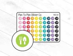 1483-54~~Gardening Icon Planner Stickers.