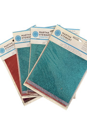 4 – Martha Stewart Foil/Glitter Transfer Sheets Red/Green Colors – NEW!